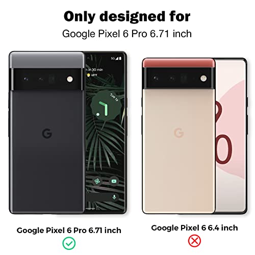 Paquete de 4 protectores de pantalla LK + 2 unidades de 2 protectores de lente de cámara para Google Pixel 6 Pro, película de TPU para Pixel 6 Pro, ultrafina, HD