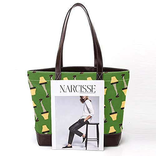 para la madre Mujeres Niñas Señoras Estudiante Ligero Correa Bolsos Bolso de mano Monedero Compras Bolsos de hombro Feliz Navidad Interesante Tacones altos Lámpara de mesa