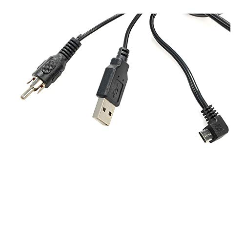 Para SJCAM TV WiFi Cámaras de acción Deporte Cámara Cable de TV Salida Cable para SJ4000 SJ5000 M10 M20 Para SJCAM DV Accesorios A3