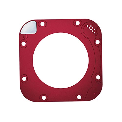 ParaPace Kit de repuesto de lente para GoPro Hero 5/4 Session Protective Lens Repair Parts (rojo)