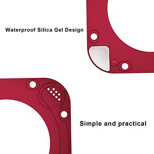 ParaPace Kit de repuesto de lente para GoPro Hero 5/4 Session Protective Lens Repair Parts (rojo)