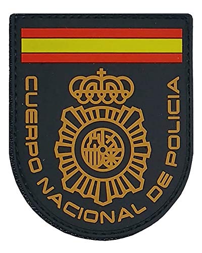 Parche Bordado GEOS unidades de Élite del Cuerpo Nacional de Policía (Cuerpo Nacional de Policía Rubber)