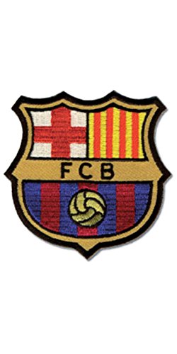 Parche Termoadhesivo Barça Oficial. Escudo F.C. Barcelona Bordado. Insignia Barça Grande. Ref. 3333