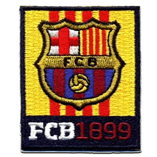 Parches - FC Barcelona 'Escudo' - amarillo - 5x6cm - termoadhesivos bordados aplique para ropa