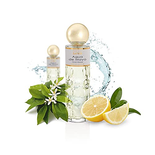 PARFUMS SAPHIR Agua de Mayo - Eau de Parfum con vaporizador para Mujer - 200 ml