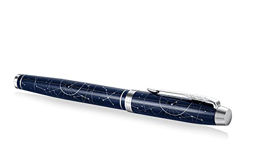 Parker IM Premium Special Edition - Pluma estilográfica, color azul astral medianoche, punta media, caja de regalo de edición especial