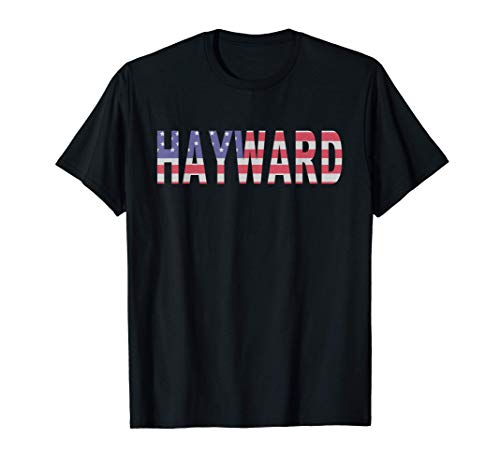 Patriota de la bandera americana de Hayward California Camiseta