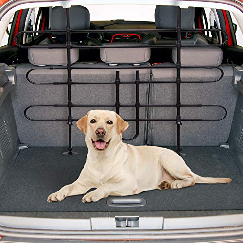 Pawhut Barrera Proteccion Perro Reja Seguridad Acero Medida Universal Maletero Coche Perros