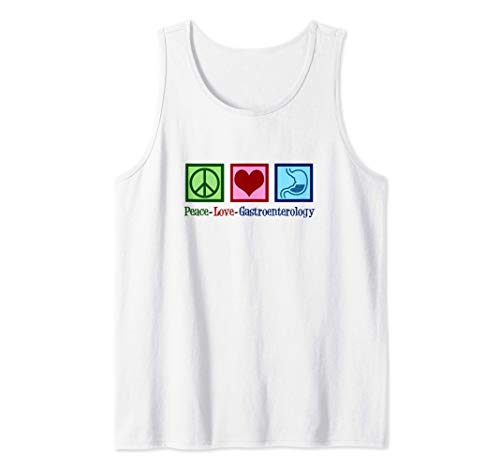 Peace Love Gastroenterology - Gastroenterologist Camiseta sin Mangas