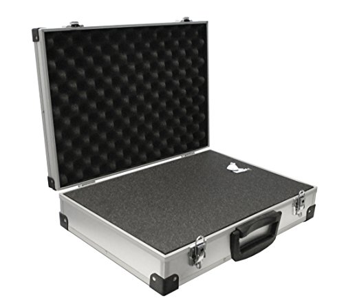 PeakTech 7270 – Estuche universal para dispositivos de medición, robusto, almacenamiento de herramientas, relleno de espuma, con cerradura, protección contra el polvo, XXL - 500 x 350 x 120 mm