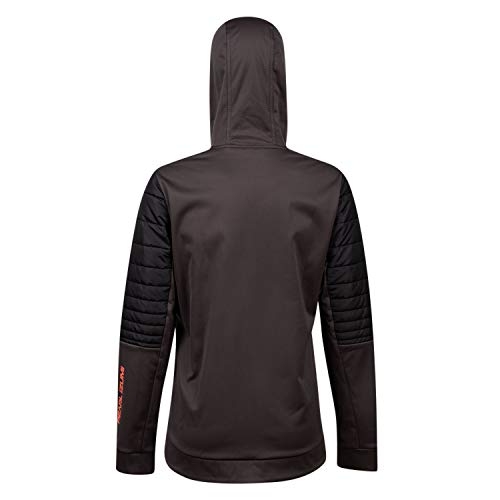 PEARL IZUMI - Chaqueta para mujer con aislamiento elevado AmFIB, color negro y fantasma, talla mediana