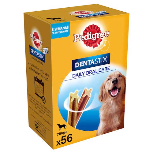 Pedigree Dentastix Snack Dental para la Higiene Oral de Perros Grandes (1 Pack de 56ud)