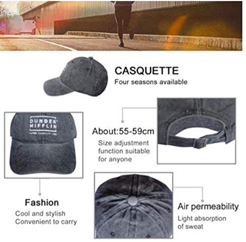 PELETNNTO Ice Nine Kills Unisex Camping Vintage Jeans Gorra De Béisbol Clásico Algodón Papá Sombrero Ajustable Negro