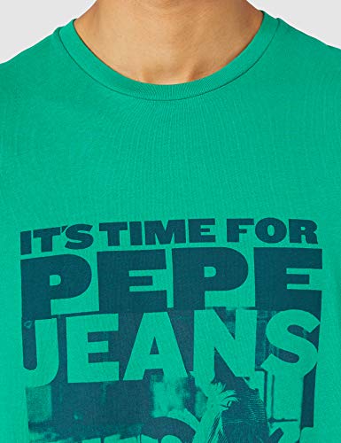 Pepe Jeans Alexis Camiseta, 651emerald, S para Hombre
