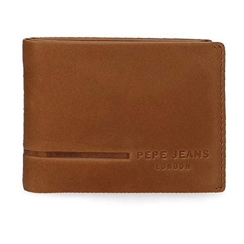 Pepe Jeans Ander Cartera Marrón 11x8x1 cms Piel