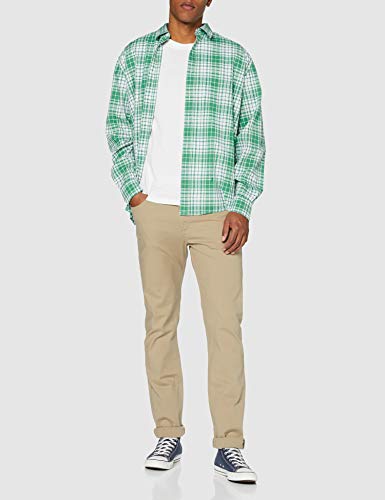 Pepe Jeans DALTONE Camisa, Verde (Pine Green 672), 35 (Talla del Fabricante: X-Small) para Hombre