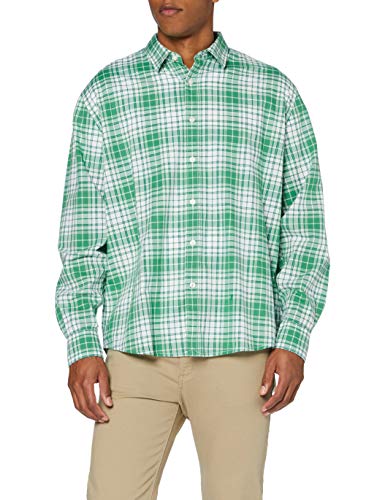 Pepe Jeans DALTONE Camisa, Verde (Pine Green 672), 35 (Talla del Fabricante: X-Small) para Hombre