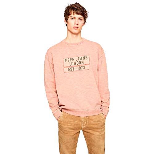 Pepe Jeans GREGORY Sudadera para Hombre, Rosa (Claret 370), Medium