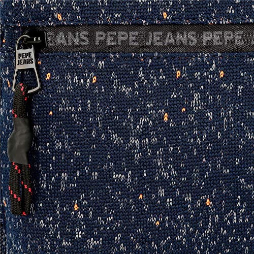 Pepe Jeans Hike Riñonera Azul 31,5x24x1,5 cms Poliéster