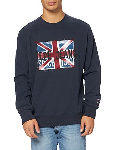 Pepe Jeans Jared Suéter, Azul, M para Hombre