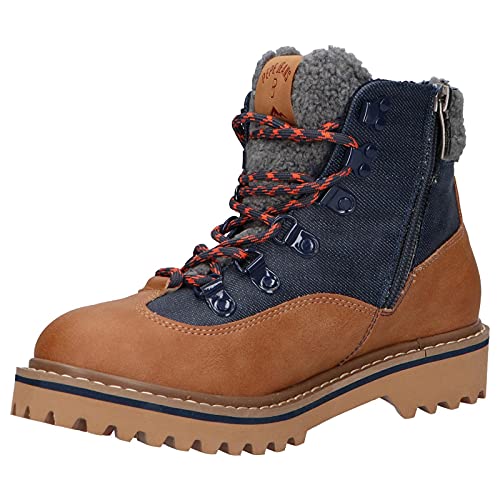 Pepe Jeans Leia Trek Boys Fashion Boot para niño, (859tobacco), 35 EU