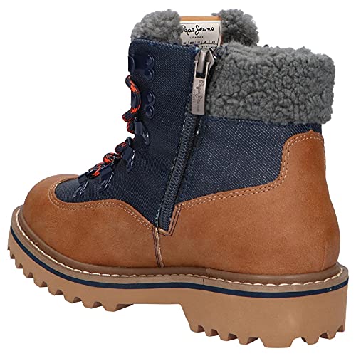 Pepe Jeans Leia Trek Boys Fashion Boot para niño, (859tobacco), 35 EU