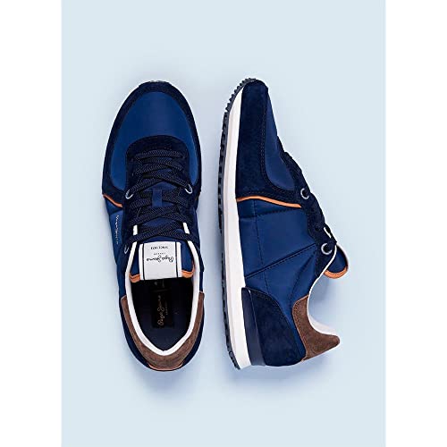 Pepe Jeans Tinker City Smart, Zapatilla Hombre, 595navy, 43 EU