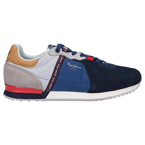 Pepe Jeans Tinker Zero Tape, Zapatillas Hombre, Azul Marino, 41 EU