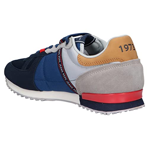 Pepe Jeans Tinker Zero Tape, Zapatillas Hombre, Azul Marino, 41 EU