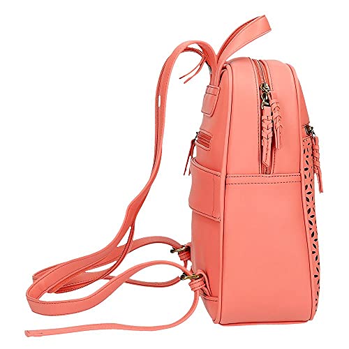Pepe Jeans Vega Mochila Rojo 24x28x10 cms Piel sintética 6,72L