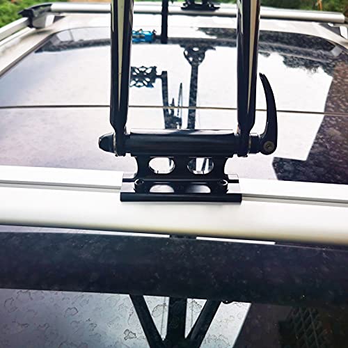 PERFECTHA Portabicicletas para Techo De Coche, Juego Portabicis De Ciclismo Bicicletas Ventosa Liberación Rápida Soporte De Bici para Viaje Superb