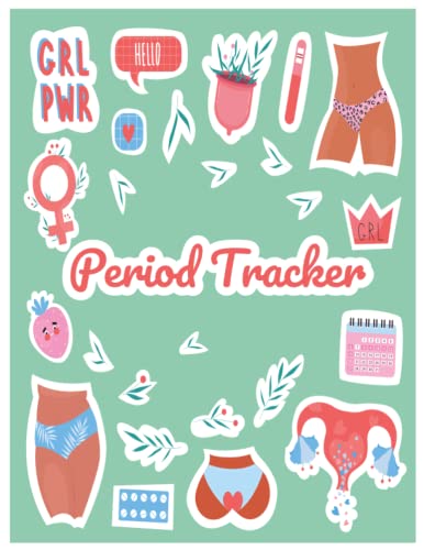 Period Tracker: My Prickly Days Period Journal, Menstrual Cycle Journal, My Ruff Weeks, menstrual cycle tracker for young girls & teens to monitor PMS ... & Women, Monthly Period Cycle Journaling