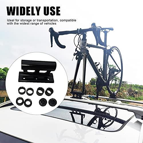persiverney-AT Portabicicletas para Techo De Coche, Juego Portabicis De Ciclismo Bicicletas Ventosa Liberación Rápida Soporte De Bici para Viaje Usefulness