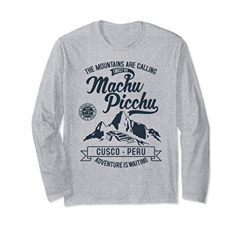Peru T-shirt Cusco Machu Picchu - Llama Jersey Souvenir Manga Larga