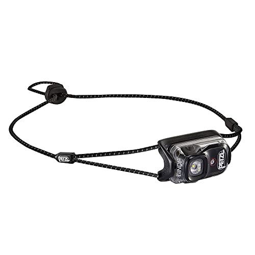 Petzl Bindi Black Linterna, Unisex Adulto, Negro, Small