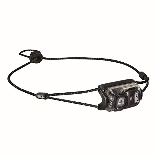 PETZL Bindi Black Linterna, Unisex Adulto, Negro, Small + -Noctilight, Negro/Naranja