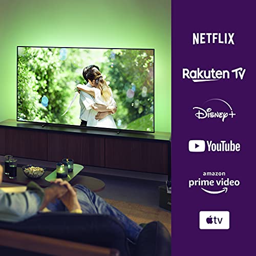 Philips 65OLED705/12 / Philips Smart TV 4K de 65 Pulgadas. Televisión OLED UHD con Ambilight/Ideal para Netflix y Gaming/Asistente de Google y Alexa/Android TV, HDR, Dolby Vision - Atmos / 65"