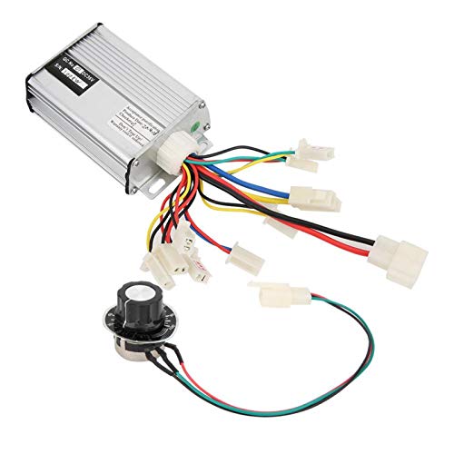 Phisscii Rotación del Controlador - con Kit de Interruptor de rotación de posicionamiento de Cepillo de Aluminio 36V 1000W para Bicicleta eléctrica