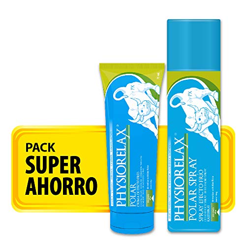 Physiorelax PACK AHORRO Physiorelax: Polar 75ml Polar Spray 150ml (Kit de Masaje Efecto Frío) 220 ml (PACK29)