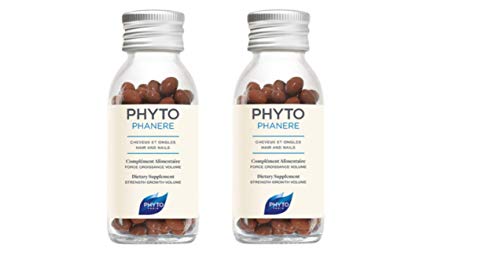 Phyto Phytophanere - Suplemento alimenticio para el cabello y las uñas - 4 meses de tratamiento - En cápsulas de 120 + 120