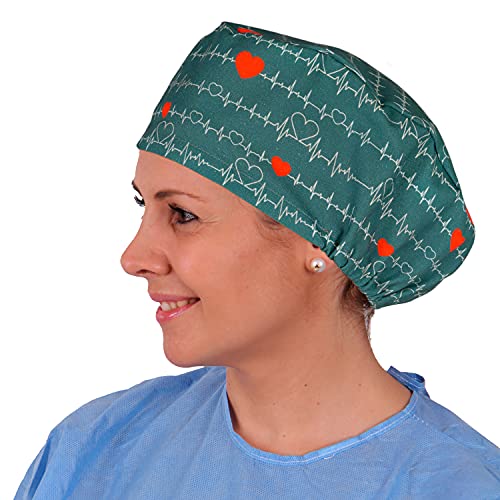 Pilucaps, Gorro quirófano pelo largo modelo ELECTRO unisex para mujer y hombre 100% algodón