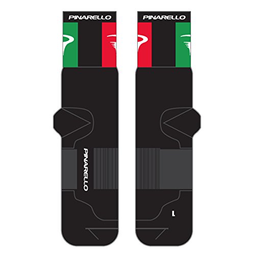 PINARELLO Calcetines Cortos Negros Italia Size 37-40