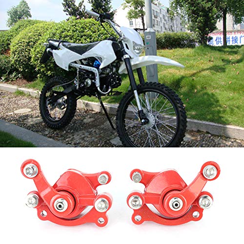 Pinza de freno de disco delantera trasera roja reemplazada almohadilla para Moto Kid chino ATV Quad 43cc 47cc 49cc