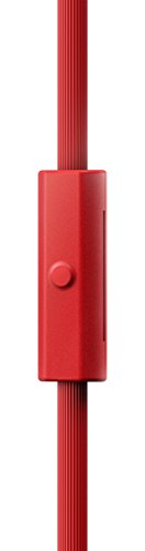 Pioneer SE-MS5T-R - Auriculares de tipo diadema (HiRes, power bass, micrófono, control de Smartphone), colo Rojo