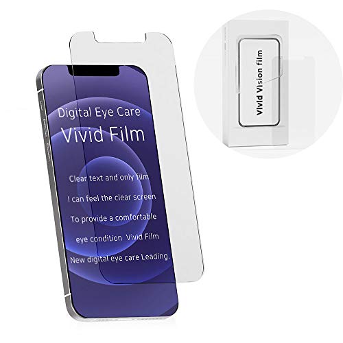 PixelRo Tecnología innovadora, vidrio templado con bloqueador de luz azul, película vívida, ayuda al astigmatismo (5,8 pulgadas), iPhone 11 Pro, iPhone Xs, iPhone X