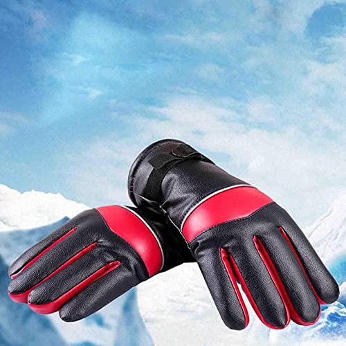 PJPPJH Electric Heated Gloves with Touch Screen,3 Temperature Level HeatiBattery Powered Gloves for Men and Women Outdoor Warm Motorcycle Riding Ski Cycling