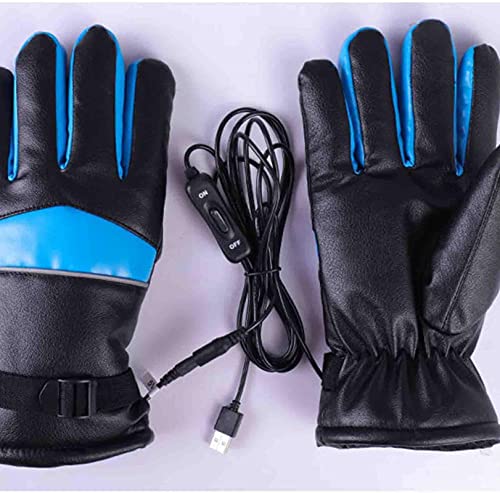 PJPPJH Electric Heated Gloves with Touch Screen,3 Temperature Level HeatiBattery Powered Gloves for Men and Women Outdoor Warm Motorcycle Riding Ski Cycling