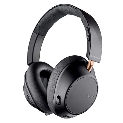 Plantronics BackBeat Go 810 Auriculares Bluetooth, Espuma con Memoria, sobre la Oreja, Grafito-Negro, Uni