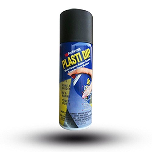 Plasti Dip spray Negro mate,311 gr, 1 unidad, spray goma liquida protectora NEGRO MATE