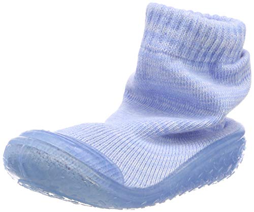 Playshoes Zapatillas Calcetines Antideslizantes, Pantuflas de Punto Unisex niños, Azul (Bleu 17), 22/23 EU